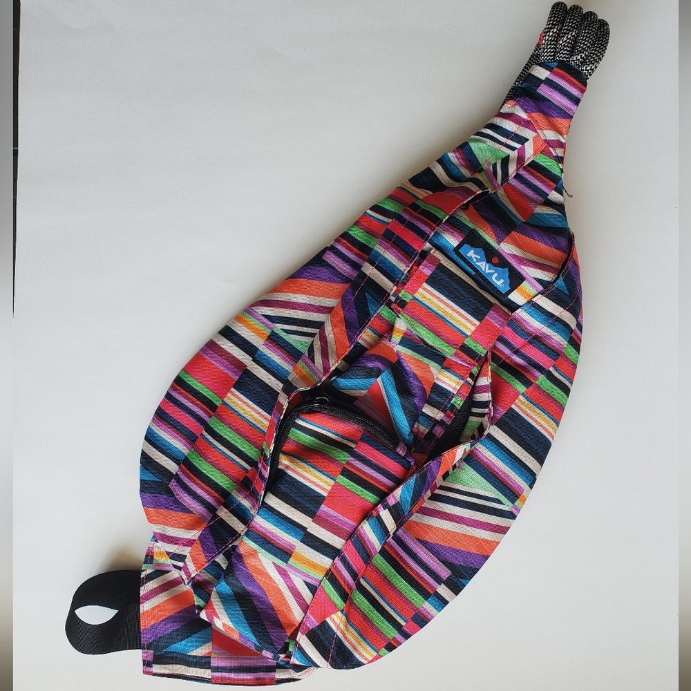 Kavu Rope Sling Bag in Jewel Stripe